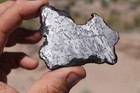 Canyon Diablo Etched  Meteorite Full Slice Weight 50 1 Grams 3 Inches
