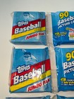 Lot Of 3 Vintage 1992 Topps Baseball Jumbo Pak 90 Card Packs Sealed Manny Rc