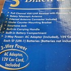 Vtg Spectra 5    Portable Black   White Tv Am fm Radio 3 Way Power Ac 12v Car Cord