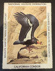 California Condor National Wildlife Federation Cinderella Poster Stamp 1976 Mnh