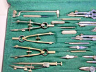 Rare Prazision Lotter Drafting Set W parallel Compass - Bavaria    original Case