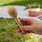 Traditional Wooden Cup And Ball Toy  Classic Catching Skill Game For Kids  Hand-