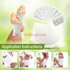 40pcs Detox Foot Pads Patch Detoxify Toxins Fit Health Care Pad Cleanse Health