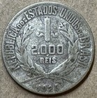 Brazil - 1924 - 2000 R  is - 100 Year Old  5000 Brazilian Silver Coin