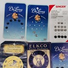 Vintage Assorted Snap Fasteners Collection De Long Clinton Singer Pryms Woolco
