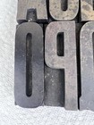 Vtg Lot Of 22 Letterpress Letters Wood Type Printers Block Same Font 3    Patina