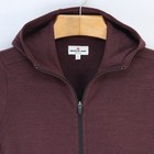 American Giant Women   s Maroon Red Merino Wool Full Zip Hoodie Small Lknew Cond