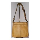 G2u Coach Vintage 11419 British Tan Leather Bleecker Tattersall Shoulder Bag