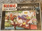 Vintage 1949 King Of The Royal Mounted Jigsaw Puzzle Complete 19  X 14  65 Piece