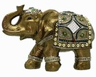 Feng Shui Wealth Lucky Trunk Up Elephant Statues Figurine Home Decor Gift-3