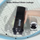 3 Layers Shaker Protein Bottle Powder Shake Cup Water Bottle Plastic Mixing New