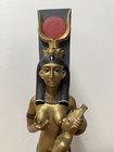 Ancient Egyptian Statue Of Isis Nursing Horus Reproduction Sculpture Figurine
