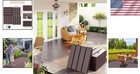 Customizable 12x12 Plastic Deck Tiles - All-weather  Easy Install   Maintenance