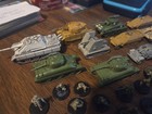 Axis And Allies Miniatures Lot - Infantry Tanks Vehicles