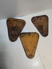 Vintage Lot Of 3 Cast Iron Missouri Embossed Sign Right Of Way Shd R-w Route