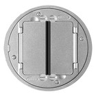 Hubbell Wiring Device-kellems S1tfcal Box Cover  Floor Box Type  2 Gang 
