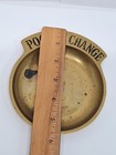 Vintage Solid Brass Pocket Change Dish 5 