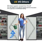 10 x8  Outdoor Storage Shed Metal Garden Tool Shed W lockable Doors For Backyard