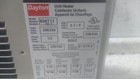 Dayton 804t17 208 240vac 350 Cfm Electric Wall   Ceiling Unit Heater