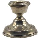Antique Sterling Silver Coronation Candlestick Holder 1952 Made In England