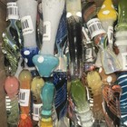 3    Tobacco Pipe Lot Of 12     premium Chillium Thick Heavy Glass Bowl Free Ship     