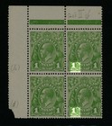  australia  1928 1d Sg 95b  Die Ii   Sc 67a  Die Ia  x2  Spur  mnh  Vf Ca2987