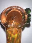 4 25    Glass Tobacco Smoking Speckled Pipe Deep Bowl  Free Ship        