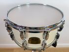 Pearl Dennis Chambers Signature Snare Drum 2000s Dc2194 Maple 6 5x 14 White Opal