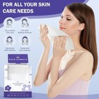 Face Towels  Disposable Face Towelette  Makeup Remover Dry Wipes 100 Count 2