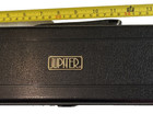Vintage Jupiter Flute Black  Hard Case Only 16  Red Velvet Interior Flip Latch 