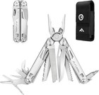Flissa 16-in-1 Multitool Pliers Folding Pocket Tool With Sheath Stainless Steel