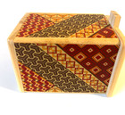 Mosaic Puzzle Box Hideaway Secret Compartment Brain Game  2 X 3 X 2