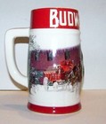 New 2018 Budweiser 36th Anniversary Edition Holiday Stein Clydesdales Mug Beer