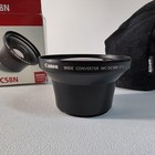 Canon Wide Converter Wc-dc58n 0 7x Wide Angle Auxiliary Lens W box   Bag