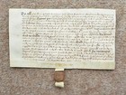 1614 Norton Mandeville Essex 17th Century Manuscript Vellum Deed Document
