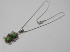 Vintage Navajo Indian Turquoise Necklace - Mint - Free Chain - Nice Gift  