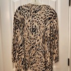 Vintage 80 s Leopard Print Blazer jacket Size Large Vintage Visage