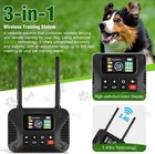 Wireless Dog Fence System For 3 Dogs  2 4ghz Waterproof