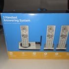 At t Cordless Phone With Digital Answering System 3 Handsets Cl82357 New In Box