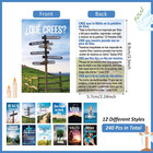 240 Pcs Inspiration Spanish Gospel Tract Card 12 Styles Plan