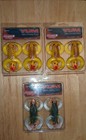 Lot Of 3 Packs Of Yum Money Frogs   Yella Belly X 2  Skippy X 1   Vintage Baits