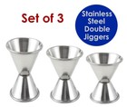 Stainless Steel Bar Jigger Cocktail Bartender Drink Mixing Measuring Liquor