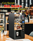 New Smart Commercial Fully Automatic Self Coin 3 Instant Coffee Vending Machine