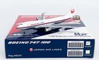 Hx Models1 400 Japan Airlines Boeing 747-100 Passenger Airplane Diecast Model