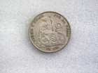 1870 -yj  Peru 1 Sol  900 Silver Crown Coin