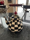 Mackenzie Childs 2 Qt Teapot Black And White Checked