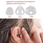 Deahea 6pcs Hearing Aid Domes Replacement For Resound Ric Bte 6mm 9mm 12mm 3