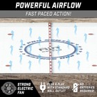 Gosports 40 Inch Table Top Air Hockey Game For Kids - Ac Outlet Powered Motor