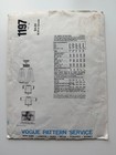 Vintage Vogue Paris Original 1197 Givenchy Designer Jacket Pants Sewing Pattern 