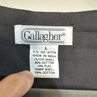 Gallagher Vintage Handmade Embroidered Folk Art Vest Large Embroidered  029